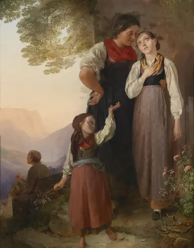Der Abschied av Ludwig Knaus