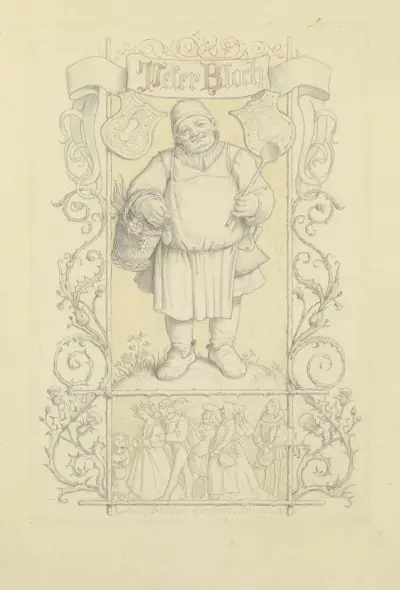 Peter Bloch av Adrian Ludwig Richter