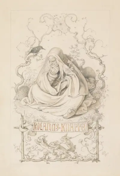 Roland’s squires av Adrian Ludwig Richter