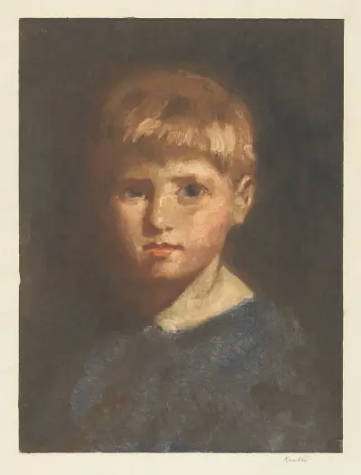 Portrait of a boy, 1878 – nr 2 av Hendrik Maarten Krabbé