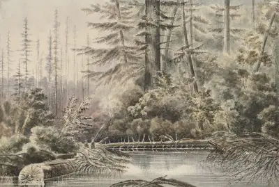 Nära Bellingham Bay, Washington Territory av James Madison Alden