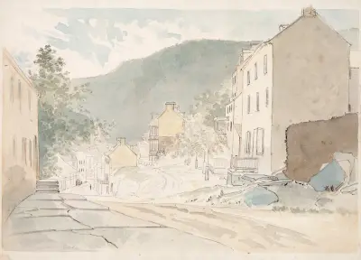 Washington St., Harper’s Ferry, W. Virginia, Sat. June 21, 1873 Tm 6 p.m. light fr. left av James Madison Alden