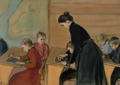 Elementary School av Magnus Enckell
