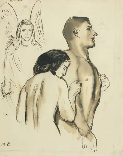 Förvisning från paradiset av Magnus Enckell
