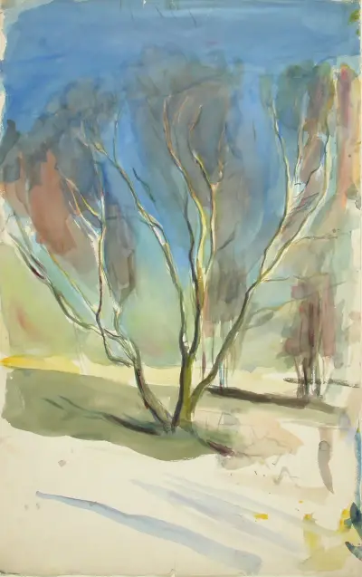 Landscape, 1890 – nr 1 av Magnus Enckell