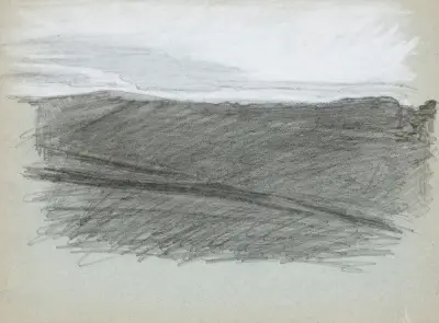 Maisemaharjoitelma av Magnus Enckell