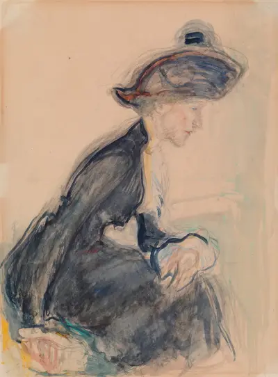 Mrs Anni Lagerborg av Magnus Enckell