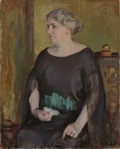 Porträtt av fru Lydia Keirkner av Magnus Enckell