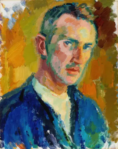 Självporträtt av Magnus Enckell