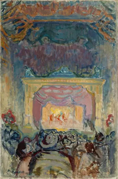 Varietéteatern i Paris av Magnus Enckell