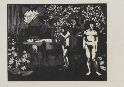 Adam och Eva, Paradiset av Marc Gonthier