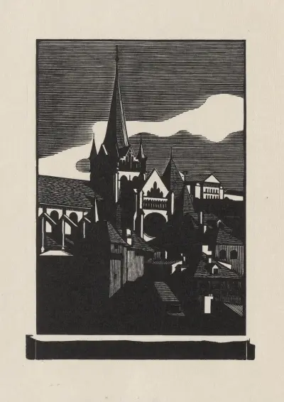 Katedralen, Lausanne av Marc Gonthier
