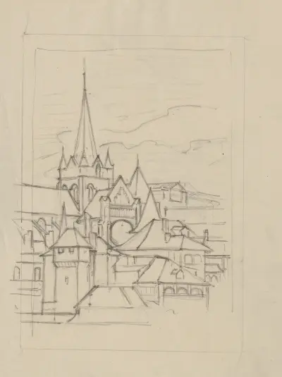 Cathédrale, Lausanne av Marc Gonthier
