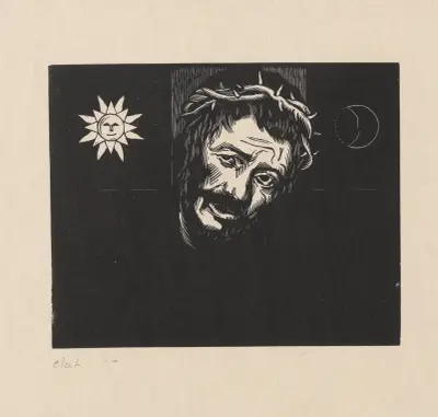 Christ aux épines von Marc Gonthier