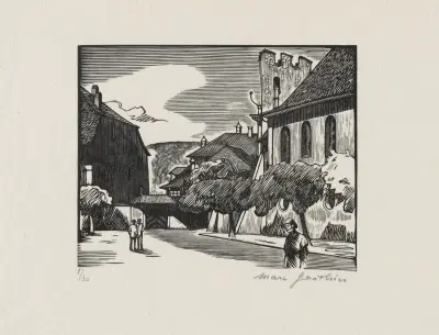 Kyrkan i Crémaux, La Neuveville av Marc Gonthier