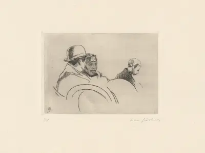 Femme au turban av Marc Gonthier