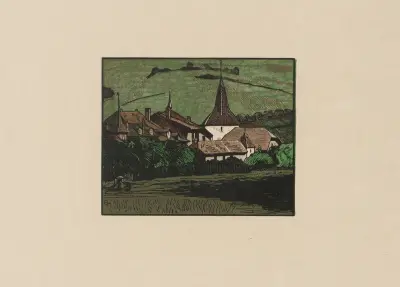Le Landeron (i färg) av Marc Gonthier