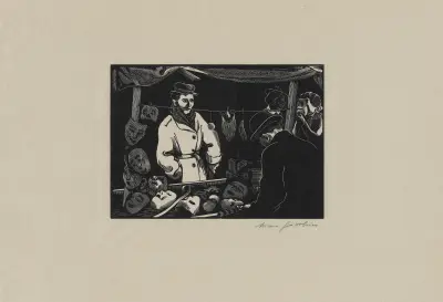 Marchand de masques av Marc Gonthier