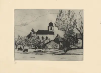 Massongex, kyrka av Marc Gonthier
