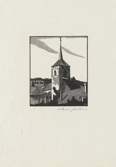 Moudon, St-Etienne av Marc Gonthier