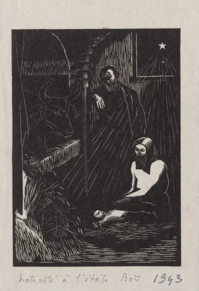 Nativité à l’étoile (1943_1920-1954) von Marc Gonthier