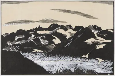Panorama vu de Leysin von Marc Gonthier
