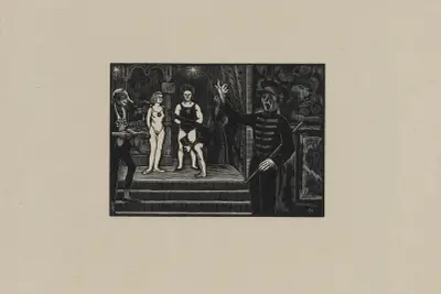 Parade (au crieur et à la casquette) von Marc Gonthier
