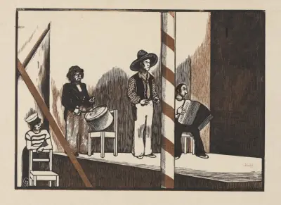 Parade aux 3 musiciens von Marc Gonthier