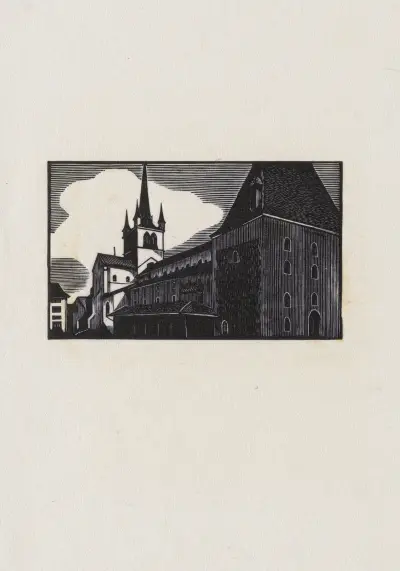Payerne (klosterkyrkan) av Marc Gonthier