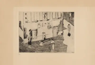 Rue du Pre (à la fontaine) av Marc Gonthier