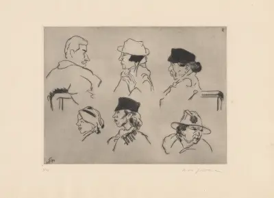 Têtes de Montparnasse; Les Russes von Marc Gonthier