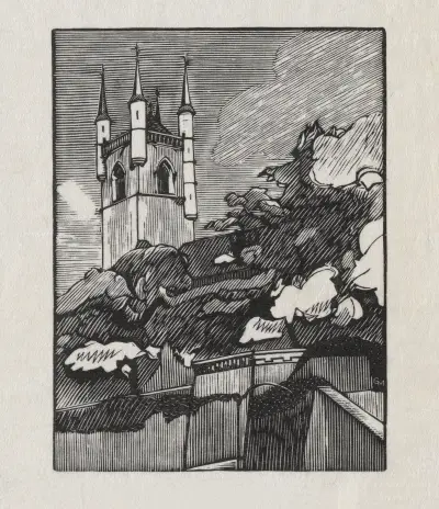Vevey, St.-Martin, Sud-est et mur von Marc Gonthier