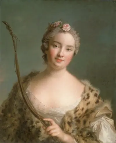 Charlotta Fredrika Sparre (1719–1795), senare grevinna Fersen av Jean-Marc Nattier