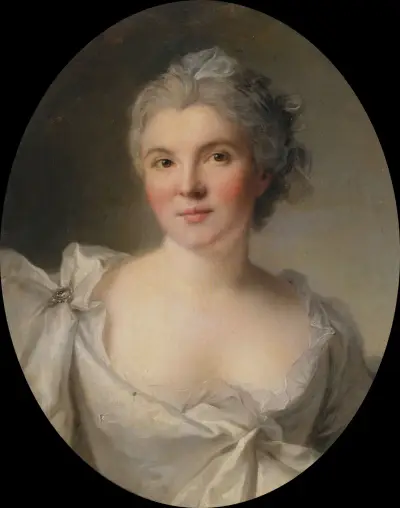 Kvinnoporträtt av Jean-Marc Nattier