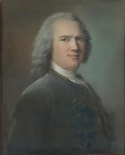 Portrait Of A Gentleman av Jean-Marc Nattier