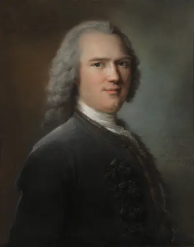 Portrait of an unknown gentleman av Jean-Marc Nattier