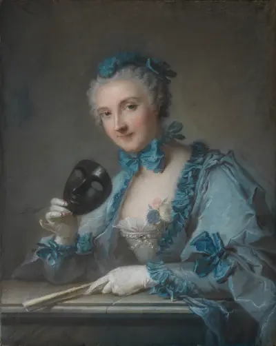 Portrait of Louise-Geneviève Royer av Jean-Marc Nattier