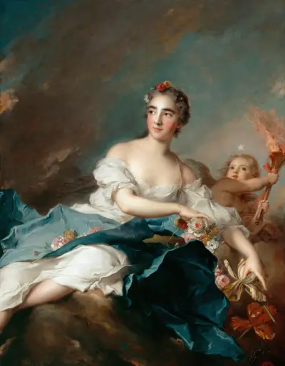 The Countess de Brac as Aurora av Jean-Marc Nattier