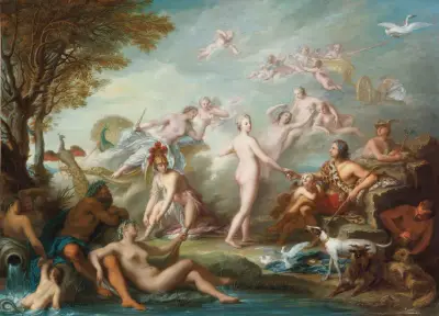 The Judgment Of Paris av Jean-Marc Nattier