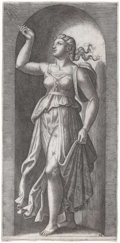 Faith av Marcantonio Raimondi