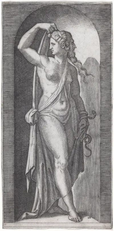 Prudence – nr 1 av Marcantonio Raimondi