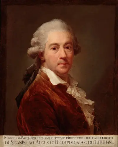 Self-portrait in a tailcoat av Marcello Bacciarelli