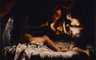 Cupid and Psyche (from 1707 until 1709) av Giuseppe Maria Crespi