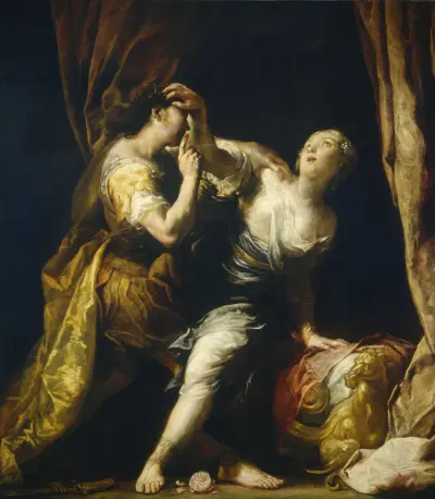 Tarquin and Lucretia av Giuseppe Maria Crespi
