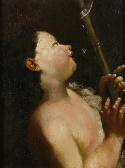 The Young John The Baptist av Giuseppe Maria Crespi