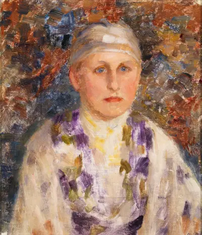 Breton woman av Maria Wiik