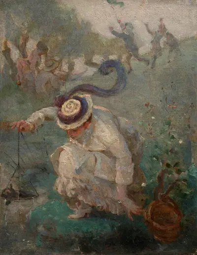 Crayfish fishing av Marie Bracquemond