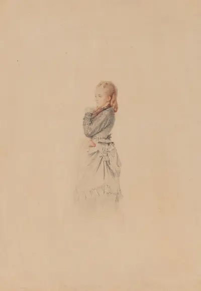 Portret jej siostry, Marie Bracquemond