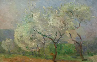 Studie von Bäumen von Marie Bracquemond