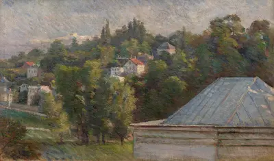 View of Sèvres av Marie Bracquemond